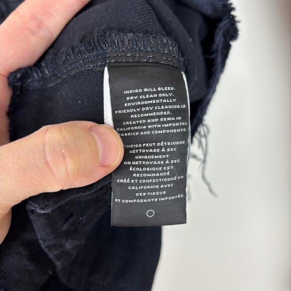 J Brand Slim Denim Jacket Medium Faith Dark Wash Coated Denim JB000897 - Picture 11 of 13